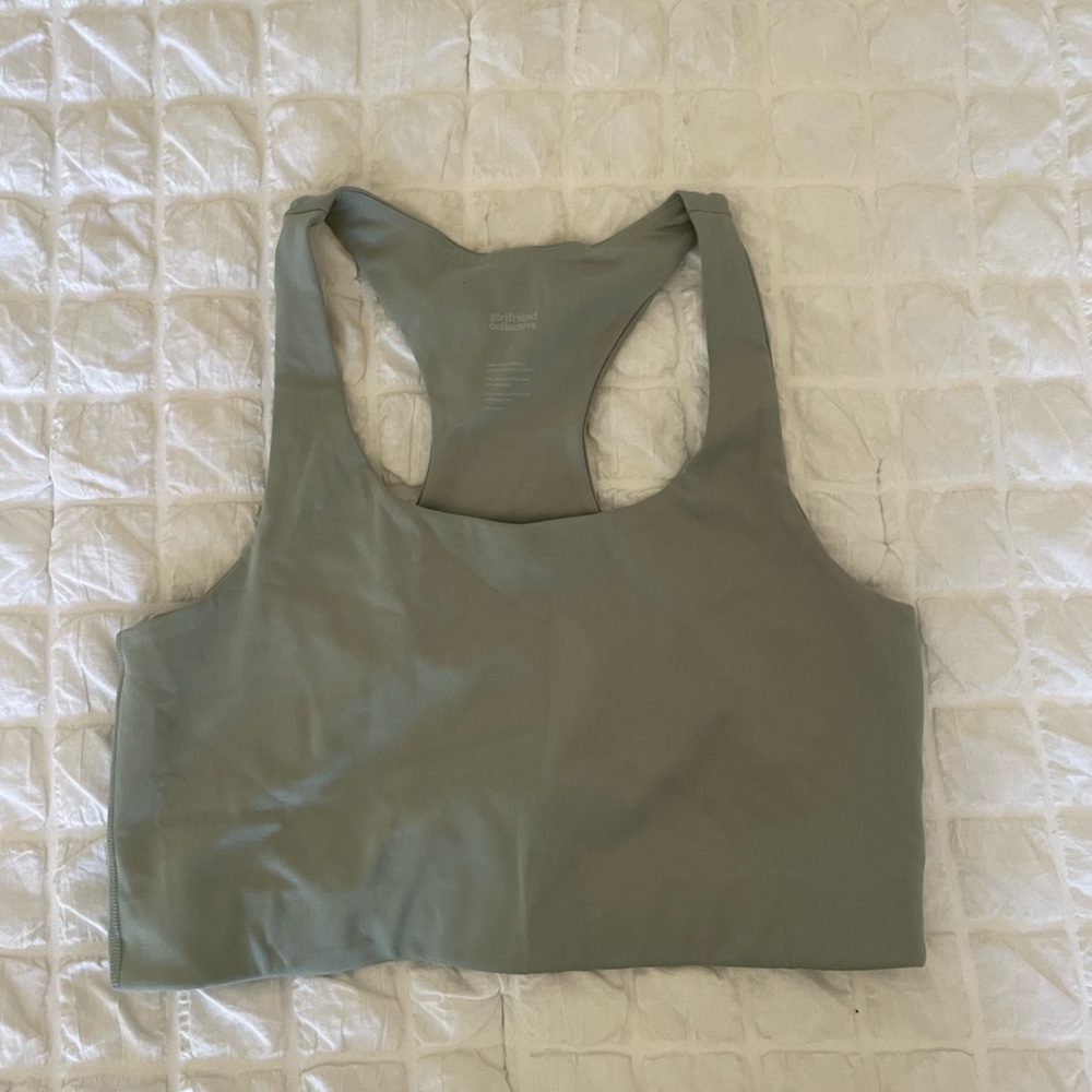 Racerback Stretch Bralette - Sage Green